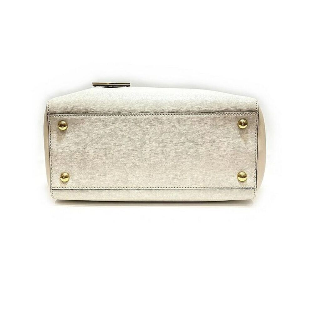 Pre Loved Fendi 2Jours Medium Tote White - Picture 3 of 8